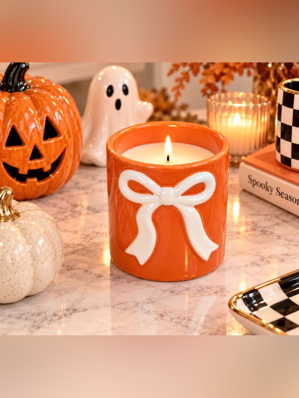 CUTE BOW CANDLE